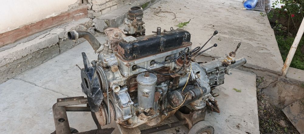 УАЗ мотор коробка комплект