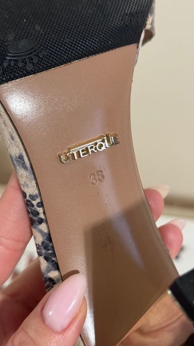 Туфли на каблуке летние бренд Uterque