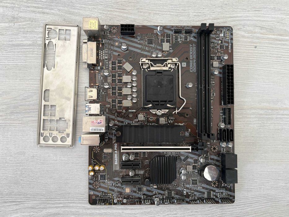 Материнская плата MSI B460M-A PRO (LGA1200) — Для Intel 10/11 пок.
