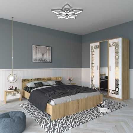 Elitdecor.ro- Dormitor Star Daria gold de la 1599lei+transport gratuit cu verificare colet