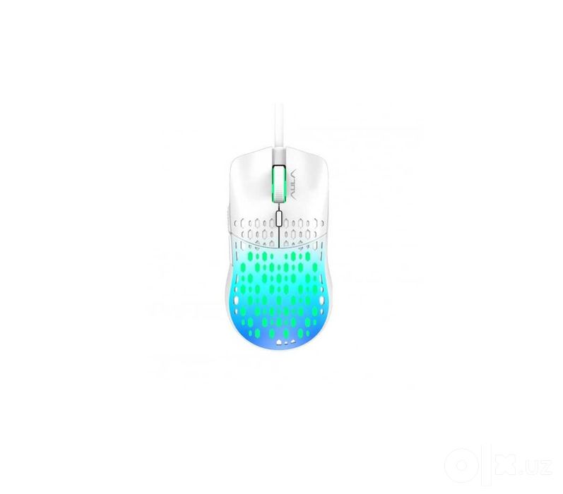 - Мышь игровая проводная AULA S11 Pro (blue/white)