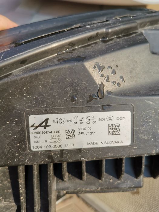 Far dreapta Renault alpine a110 2021/2022/2023/2024