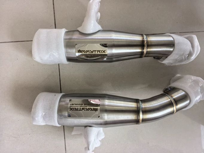 Armytrix downpipe филтри c43 c400 c450 e43 e400 e450 glc43 mercedes