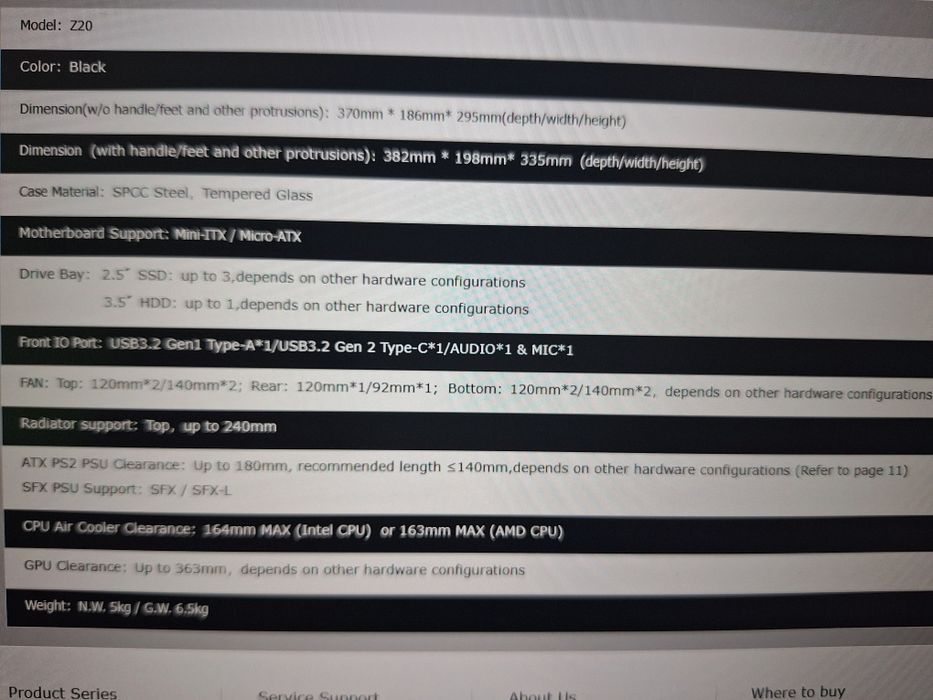 Jonsbo Z20 с бонус (решетъчен страничен капак)