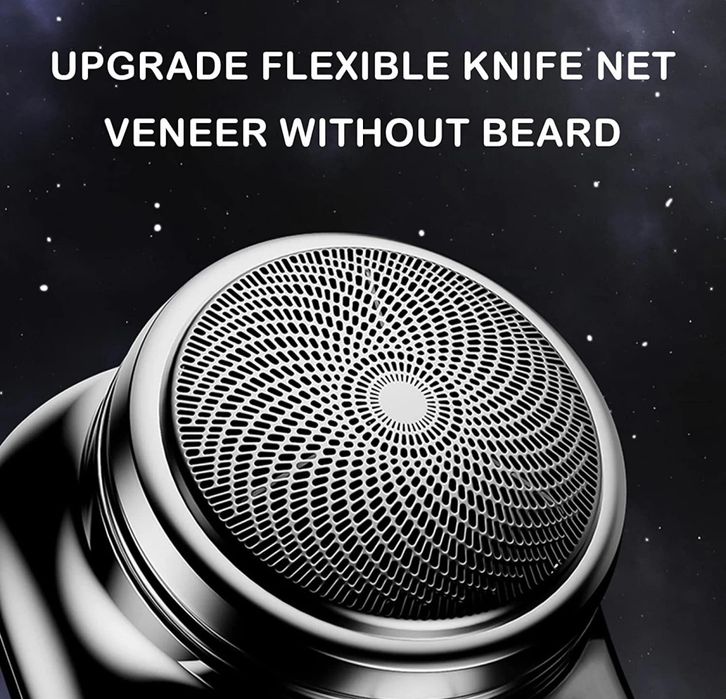 Aparat de ras mic USB reîncărcabil de buzunar mini argintiu