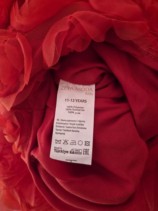 Rochie seară fete ZEYA MODA kids Trendyol Roșie, NOUĂ (fără etichetă)