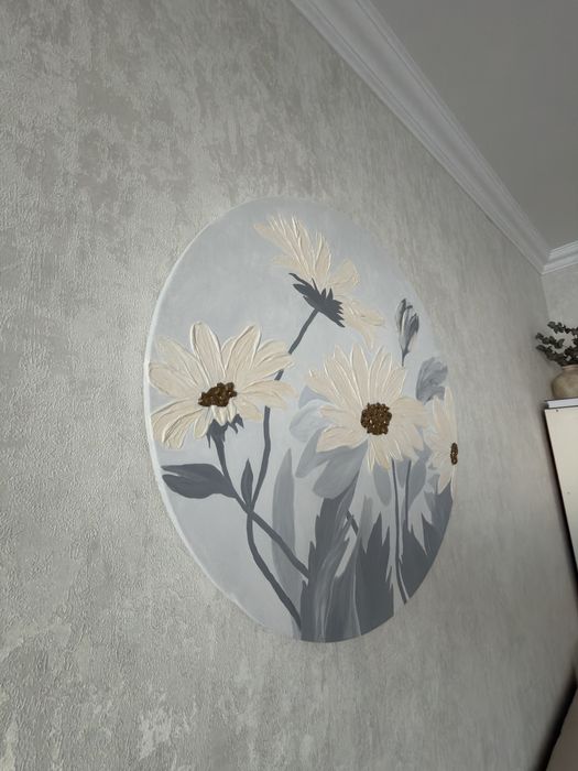 Картина из текстурной пасты 3d