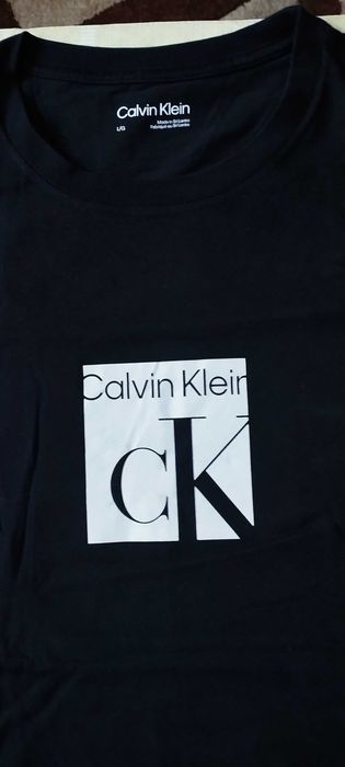 Мъжка черна тениска Calvin Klein