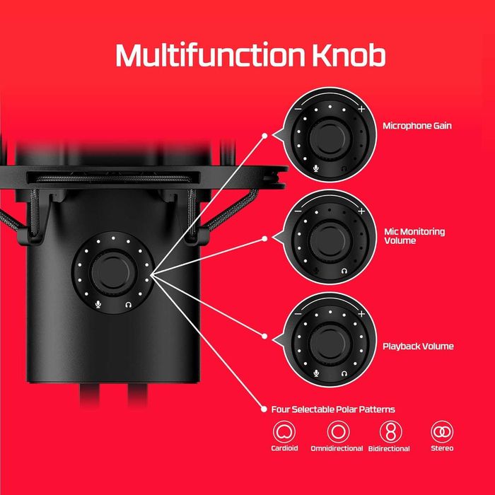 Микрофоны HyperX QuadCast 2