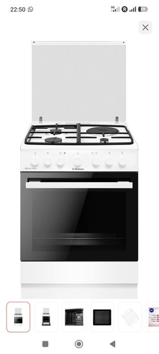 Продам газ плиту б/у в отличном состоянии, работает на газу и электрич