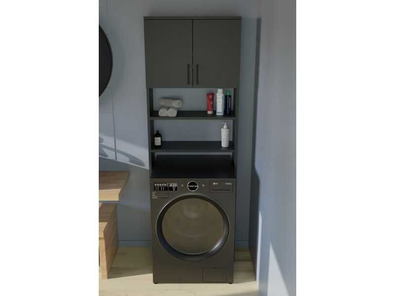 Нов! Помощен шкаф за пералня FD-CBBORCB (антрацит)