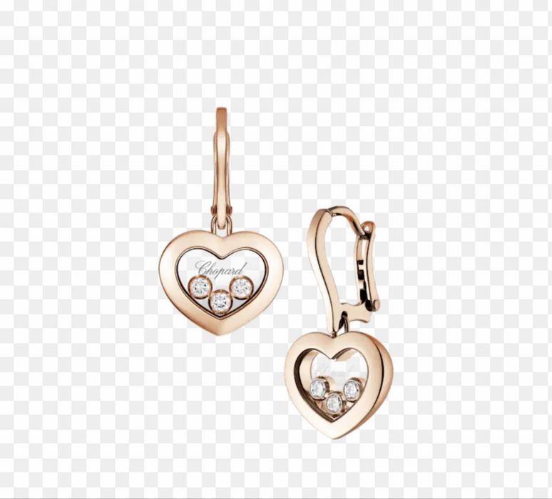 Нови обеци Chopard happy diamonds