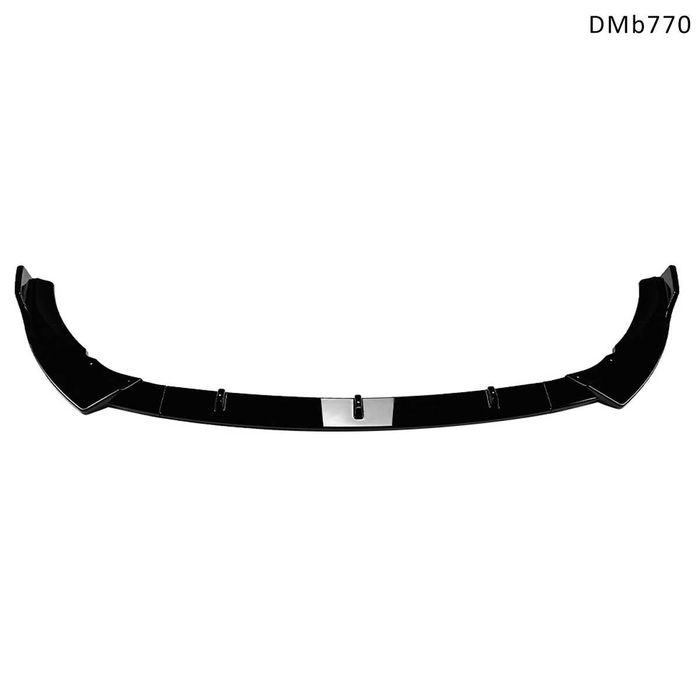 Черен лип спойлер за предна броня Mercedes C W205 Face AMG мерцедес