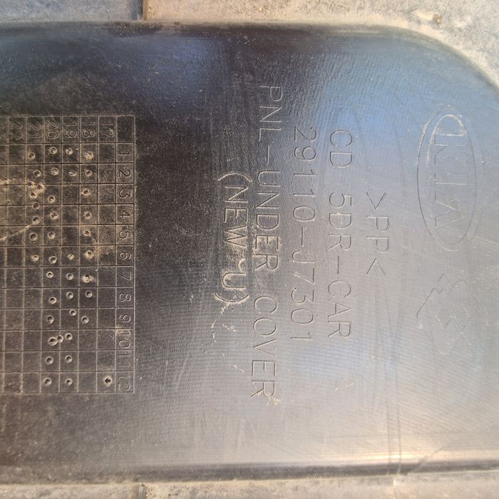 Kia Ceed 3  2021 кора под двигател