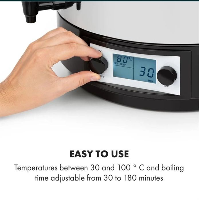 Дигитален казан за буркани 60L неръждаема стомана