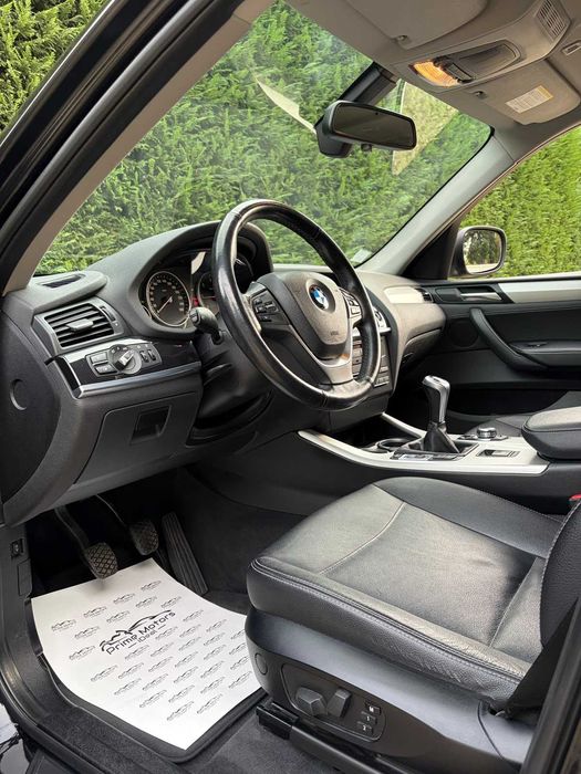 BMW X3 F25 xDrive20d 4x4 184CP 2013 Euro 5, piele, scaune cu memorie, cameră, garanție, posibilitate vânzare în RATE