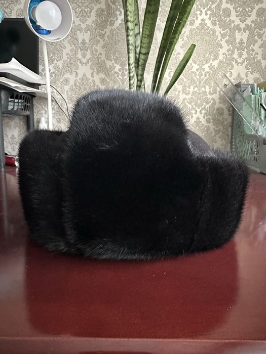 Шапка норковая ушанка