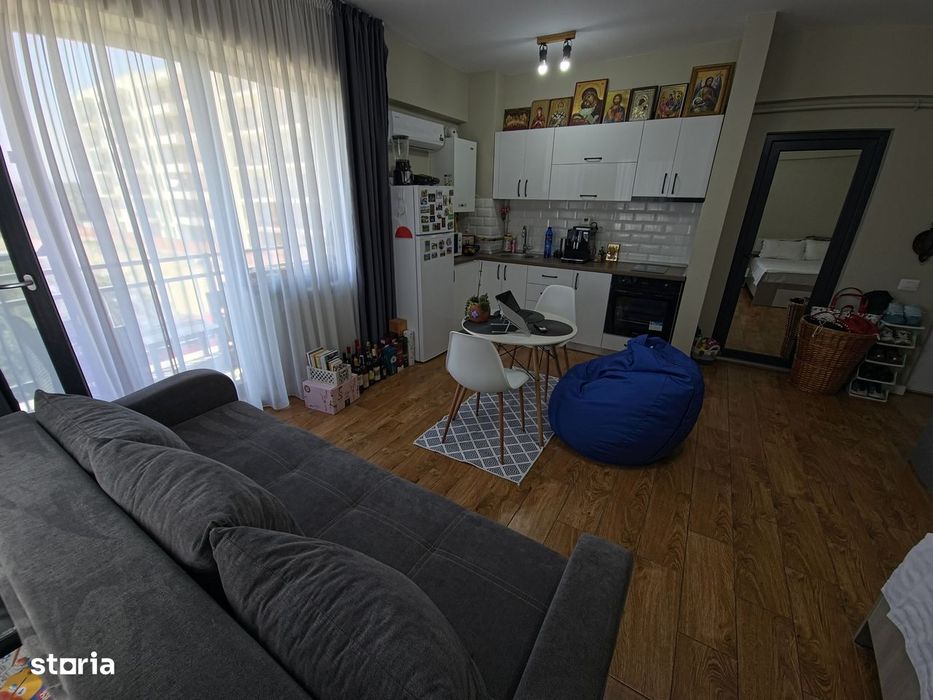 Garsoniera moderna de vanzare  IBO Residence  Terasa generoasa