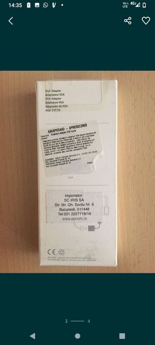 Adaptor apple 30 pini-lightning ,vga-30 pini si microUSB-lightning noi