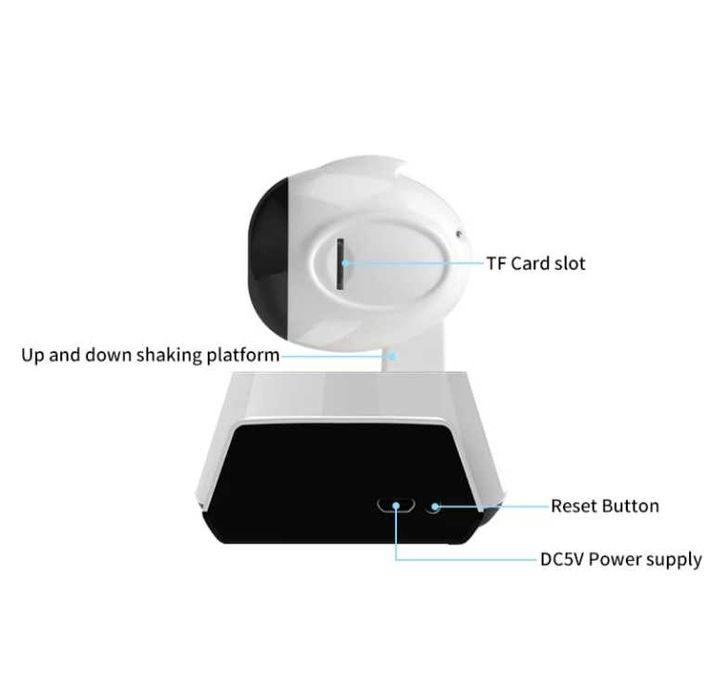 IPкамера Verto Low Cost Wifi HD 720P 1.0MP с двусторонней аудиосвязью,