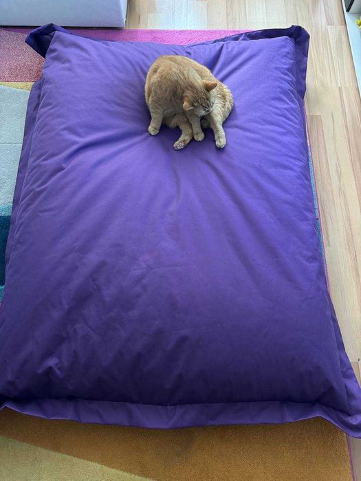 Барбарон - лежанка 180/140/25 см., непромокаем, лилав