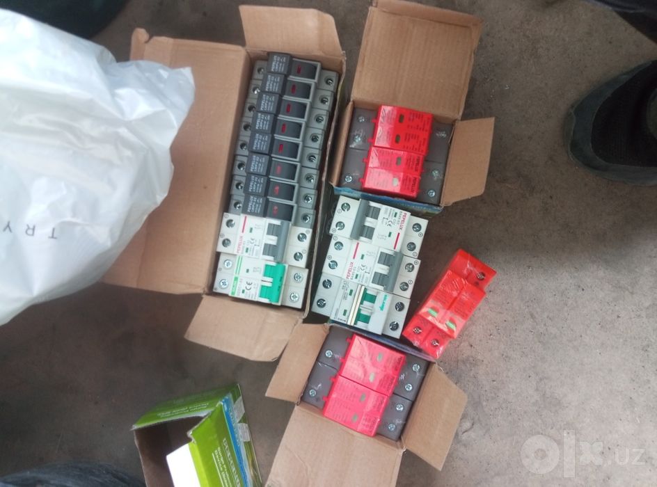PV kabel 6 mm, DC  Avtomat, UZIP, Saqlagich