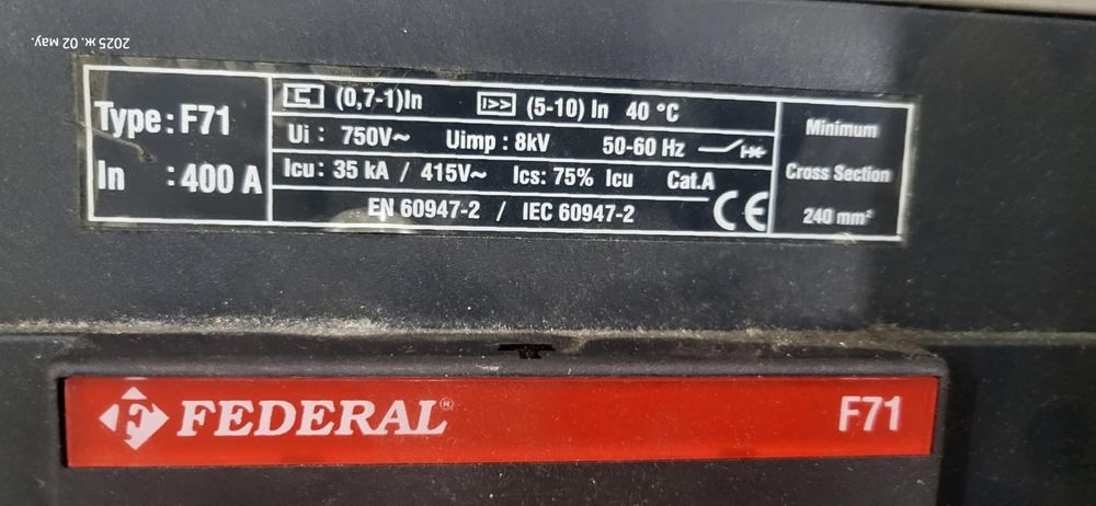 АВВ автомат 400А