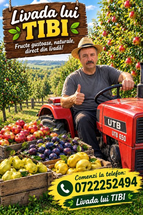 Fructe proaspete direct din livada!