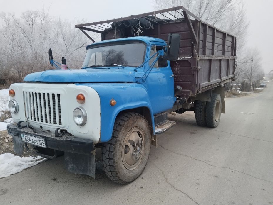 Газ 53 самосвал на ходу