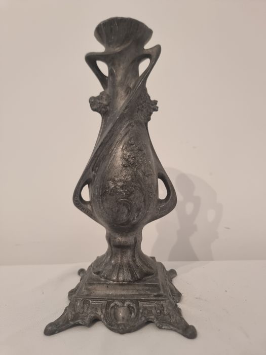 Vază Art Nouveau semnată C. Bonnefond, cca. 1900, 27 cm