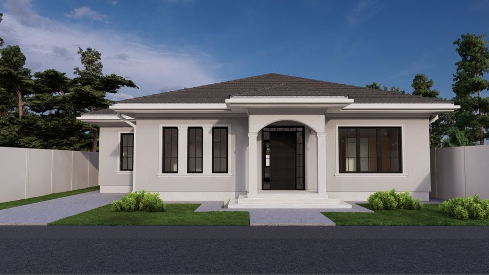 Casa parter, la rosu / Gaze, canalizare, curent si apa / zona Damila