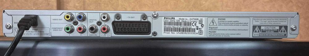 DVD Player Philips DVP 3005