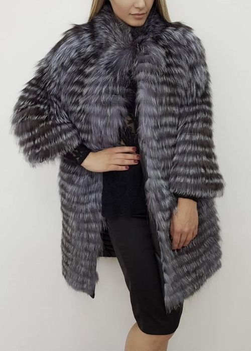 Продам вязаный кардиган из чернобурки