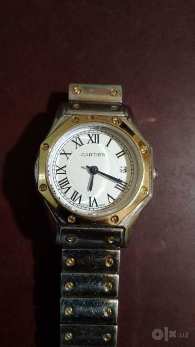 Часы Кartier на ходу.