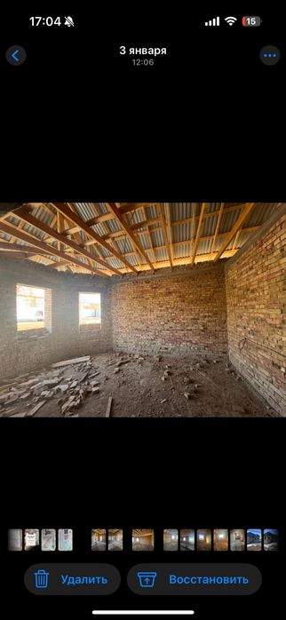 Продам дом (недостроенный) в районе Жанакурылыс