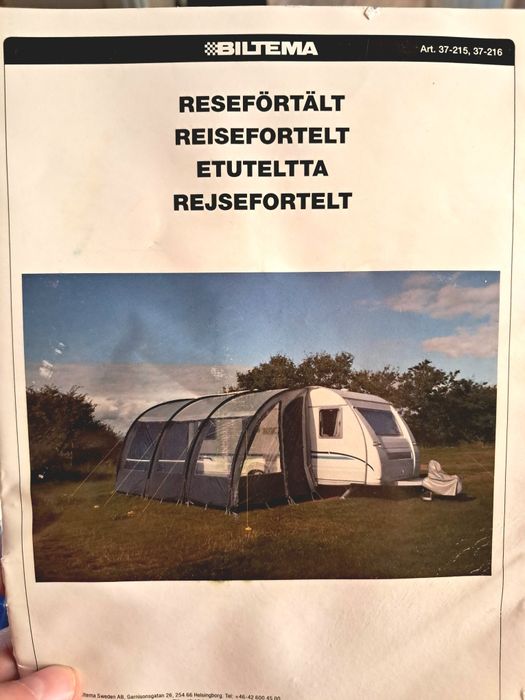 Cort lateral Biltema pentru rulota sau autorulota, ca nou