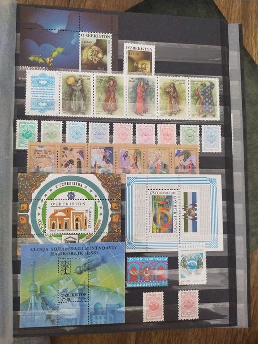 Обмен почтовых марок Узбекистана на почтовые марки России с 1992 года