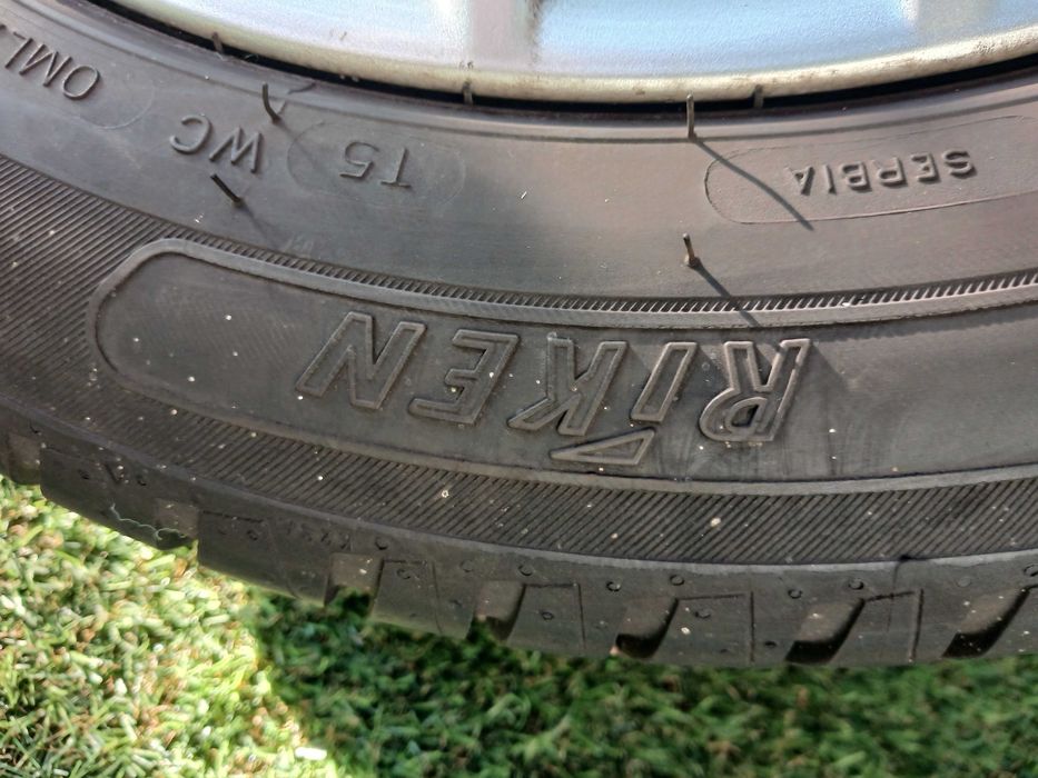Set Anvelope vara Riken 205/55 R16 91H+ Genti Volkswagen Originale- Folosite ~ 2000km/4buc.