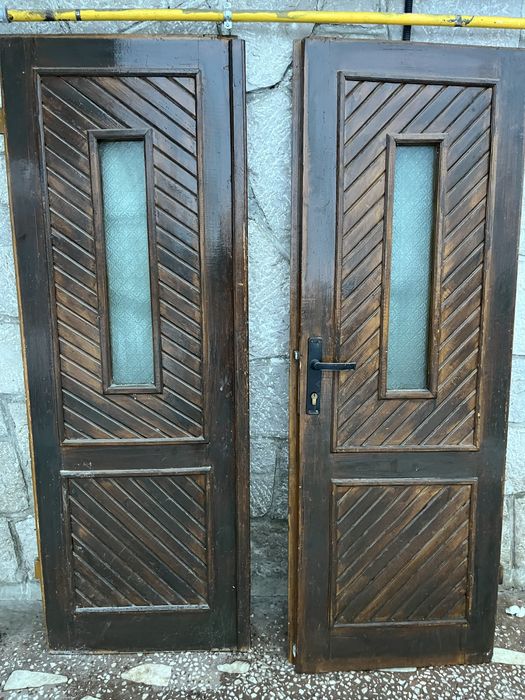 Vand usa exterior dubla din lemn