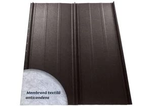 Tabla prefaltuita + pâslă fonica si anticondens aplicata pe spatele ei