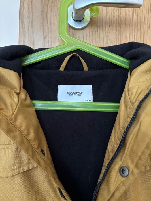 Парка в цвят горчица 140см.