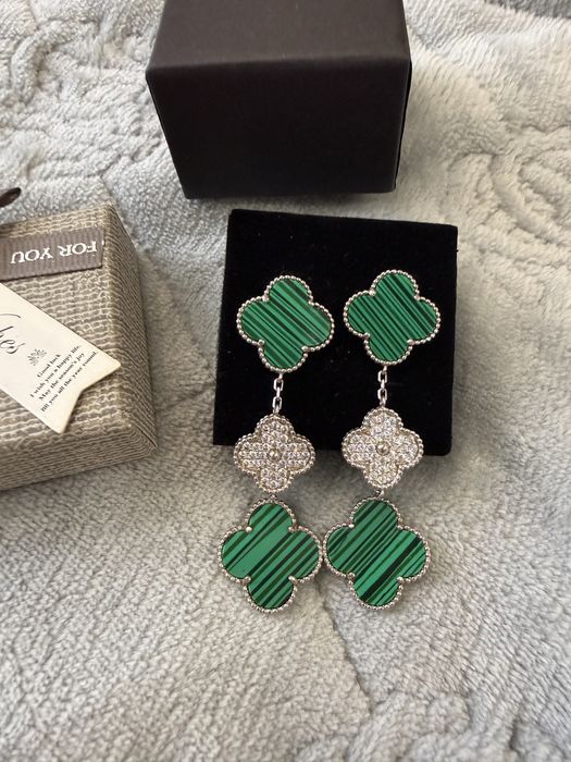 Серьги и кольцо серебро набор