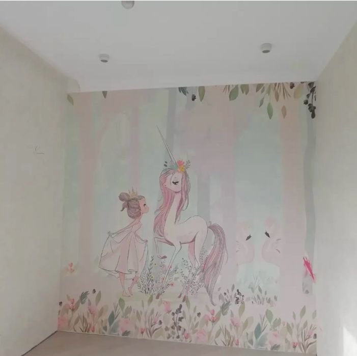 Поклейка обоев закатка левкас