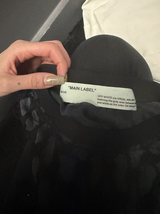 Crop Top Transparent Off White