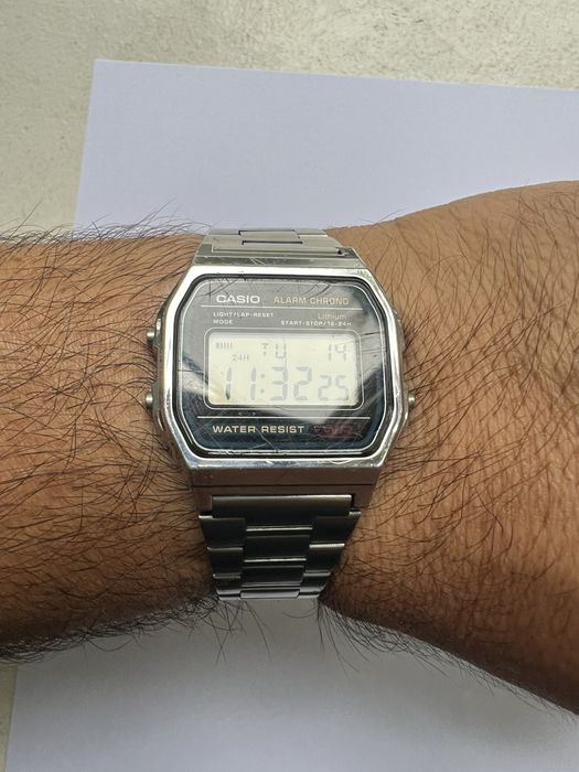 Casio A158W Argintiu