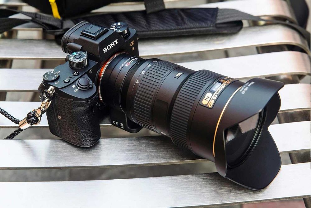 Автофокусен адаптер Viltrox NF-E1 (Nikon F - Sony E)