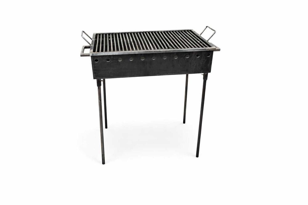 Gratar de gradina din tabla de 3 mm dimensiuni 60/40/85h