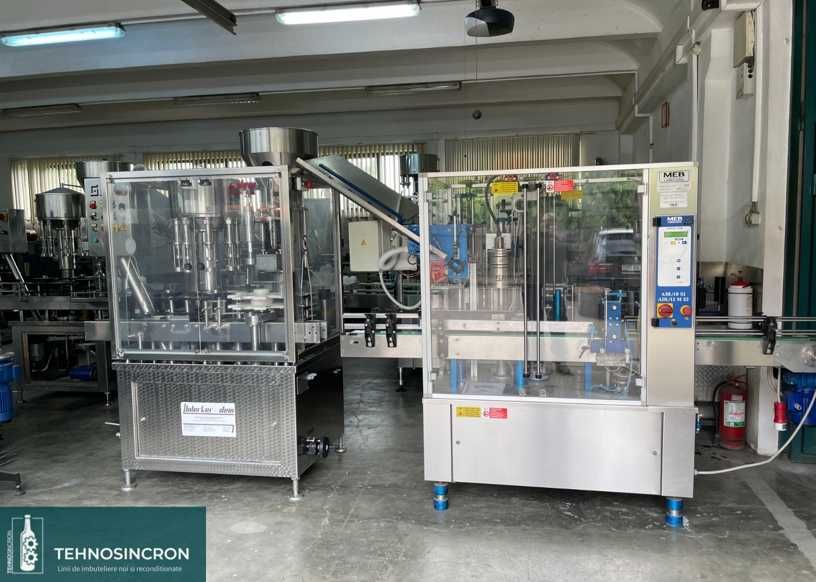 Linie de imbuteliat - AUTOMATA - Umplere/Dopuire/Etichetare/Capisonare