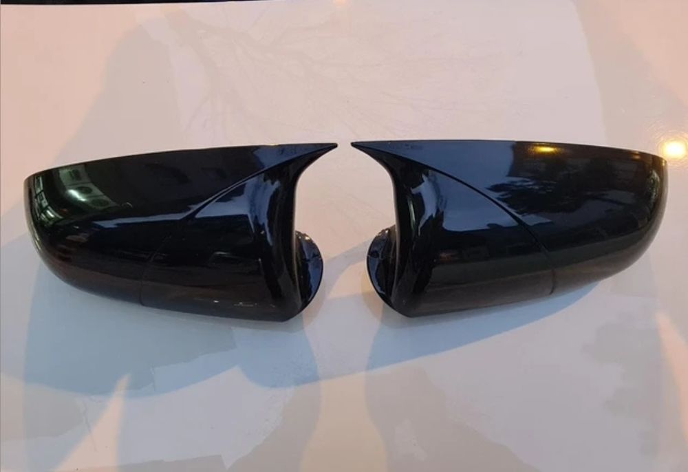 Capace oglinzi Audi A3 8P facelift model Batman negru lucios