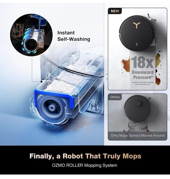 Aspirator Robot și Mop Ecovacs Deebot X8 Pro Omni Sigilat